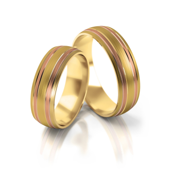 Preview: Stelmach Trauringe Weiss-Gelbgold Delmenhorst 137